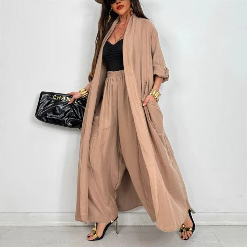 SYNOVEL™ Cardigan Pant Set