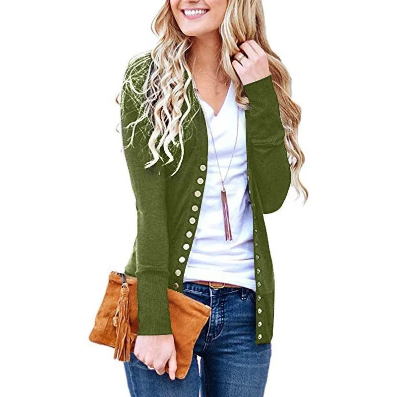 OREVINA™ V-Neck Cardigan