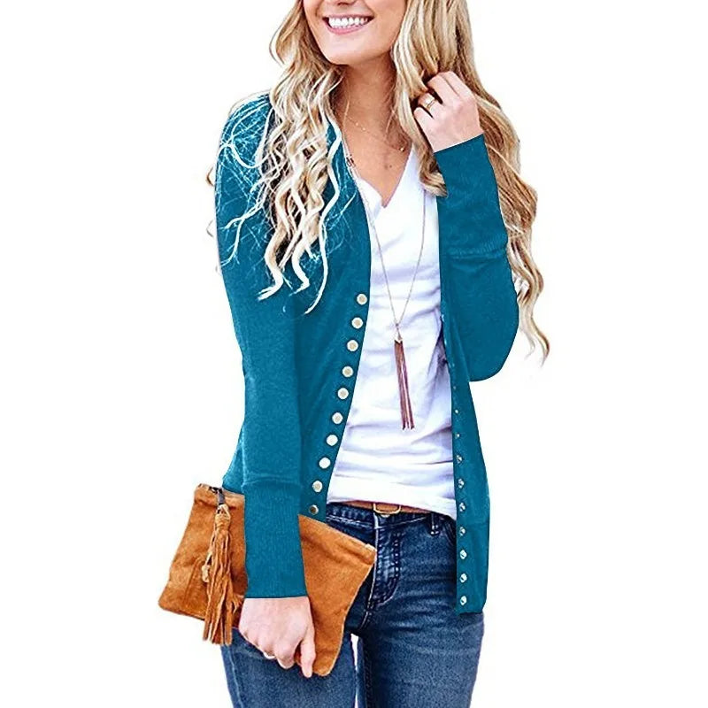 OREVINA™ V-Neck Cardigan