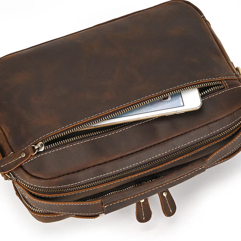 BRELVANN™ Genuine Leather Crossbody Bag