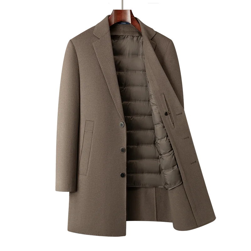 DRAEVYN™ Wool Long Coat