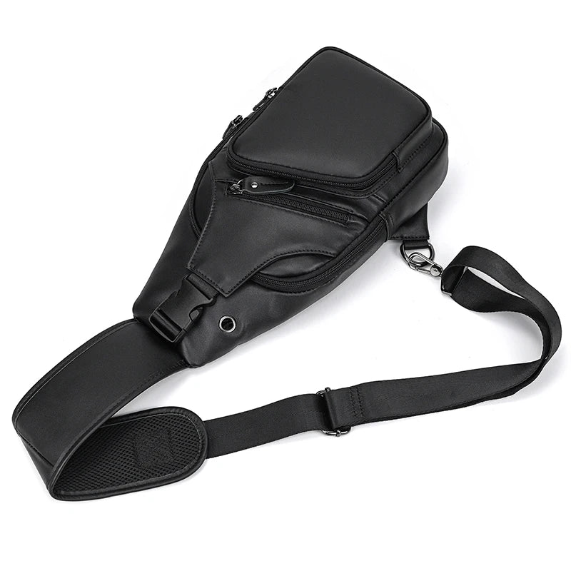 Thalon ™ Leather Crossbody Bag