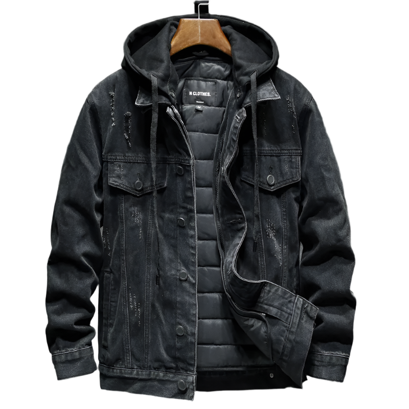 Arluvi SYLVAR™ Hooded Denim Jacket