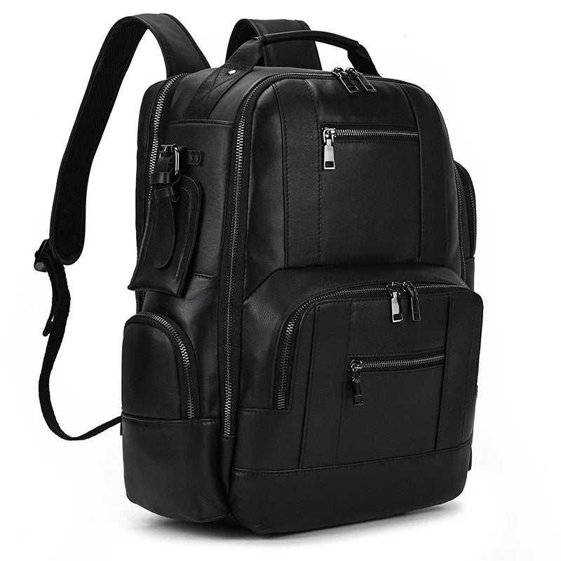 Kaelor™  Retro Leather Multi-Function Backpack