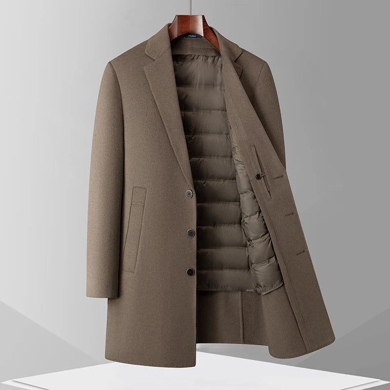 DRAEVYN™ Wool Long Coat