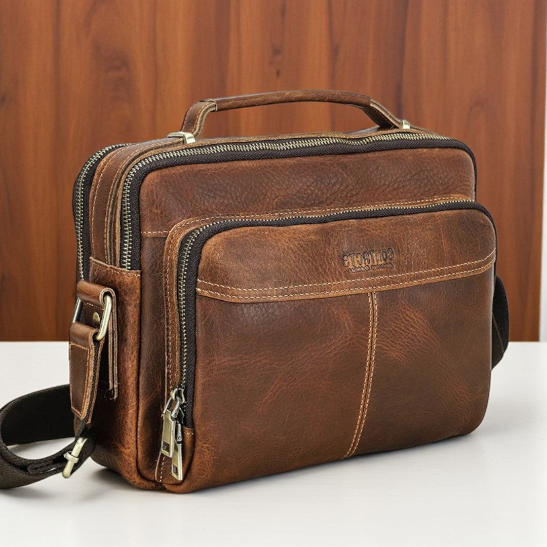 ZORVELLON™ Genuine Leather Crossbody Bag
