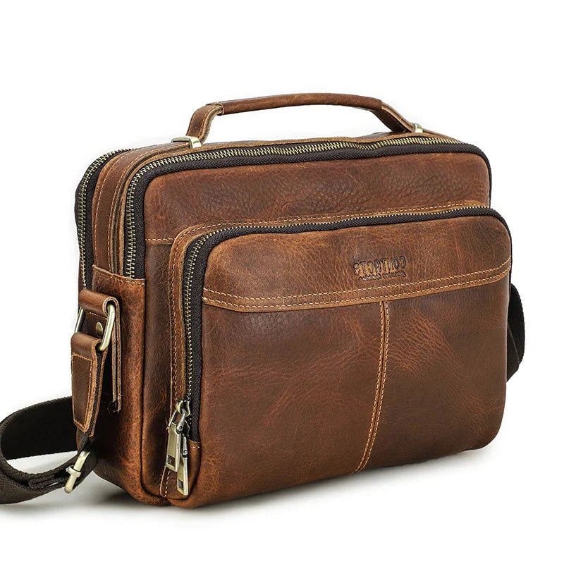 ZORVELLON™ Genuine Leather Crossbody Bag