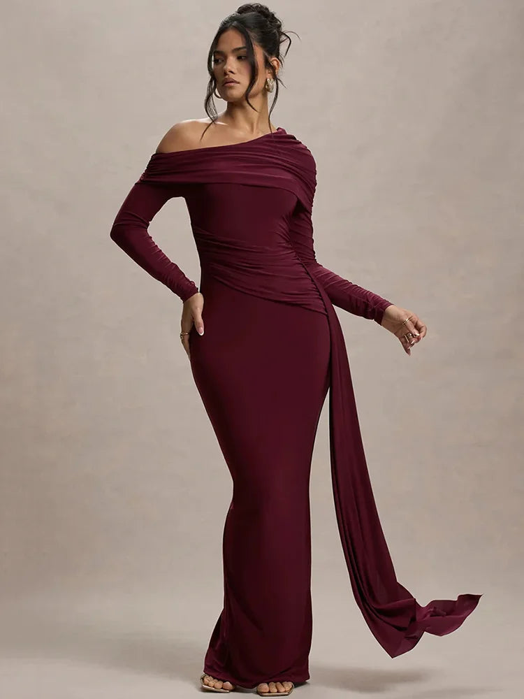 Callira Moon™ High Neck Maxi Dress