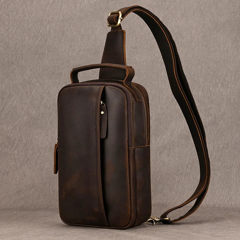 Thalon ™ Leather Crossbody Bag