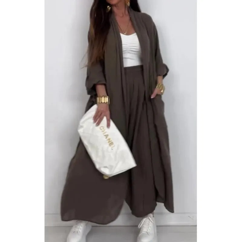 SYNOVEL™ Cardigan Pant Set