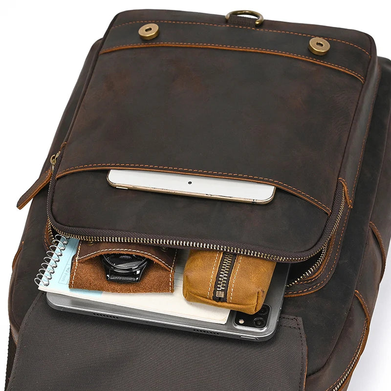 Seyric ™ Leather Laptop Backpack