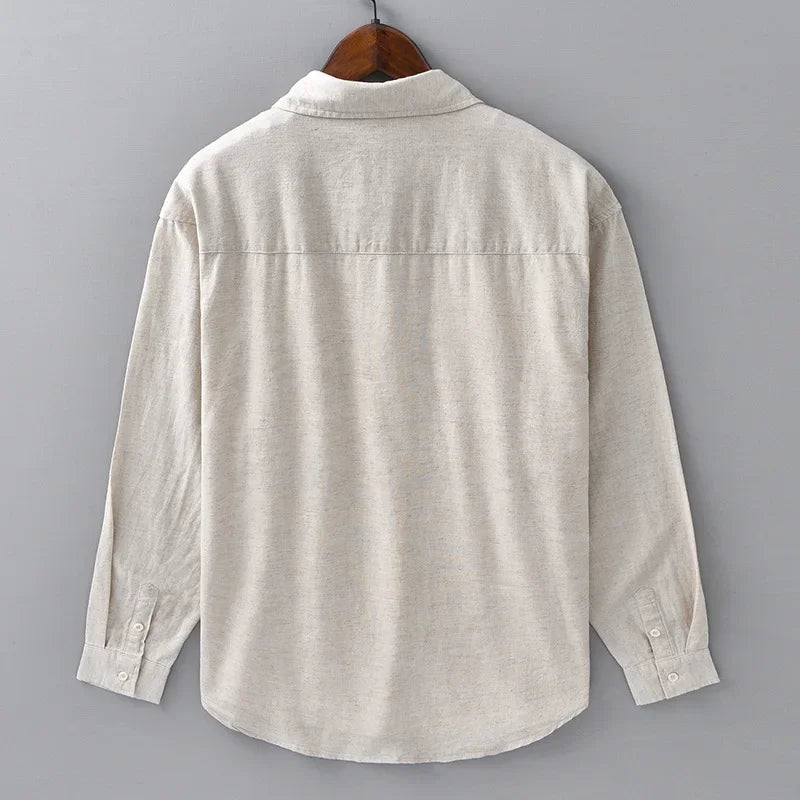 CORVINOR™ Cotton and Linen Shirt