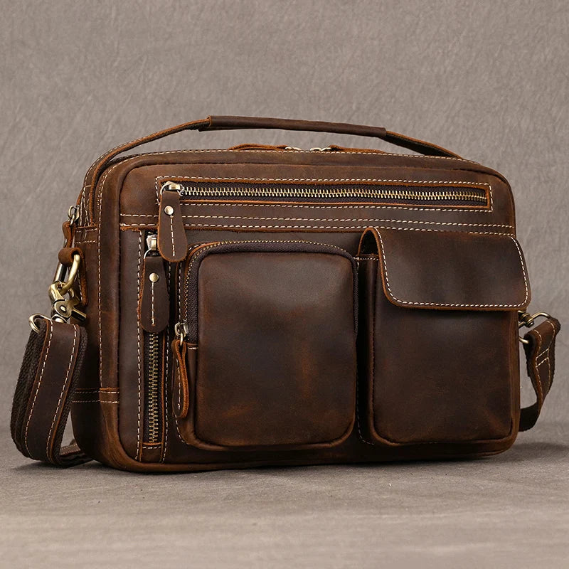 BRELVANN™ Genuine Leather Crossbody Bag