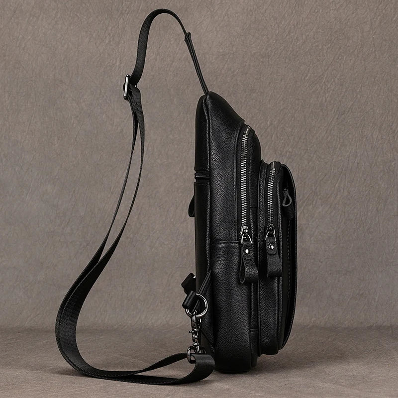 Thalon ™ Leather Crossbody Bag