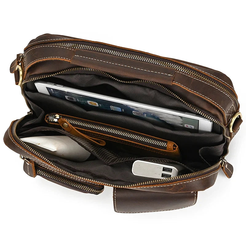 BRELVANN™ Genuine Leather Crossbody Bag