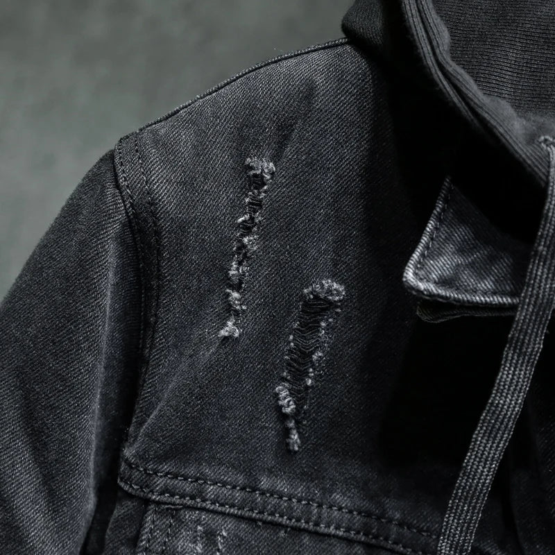 Arluvi SYLVAR™ Hooded Denim Jacket