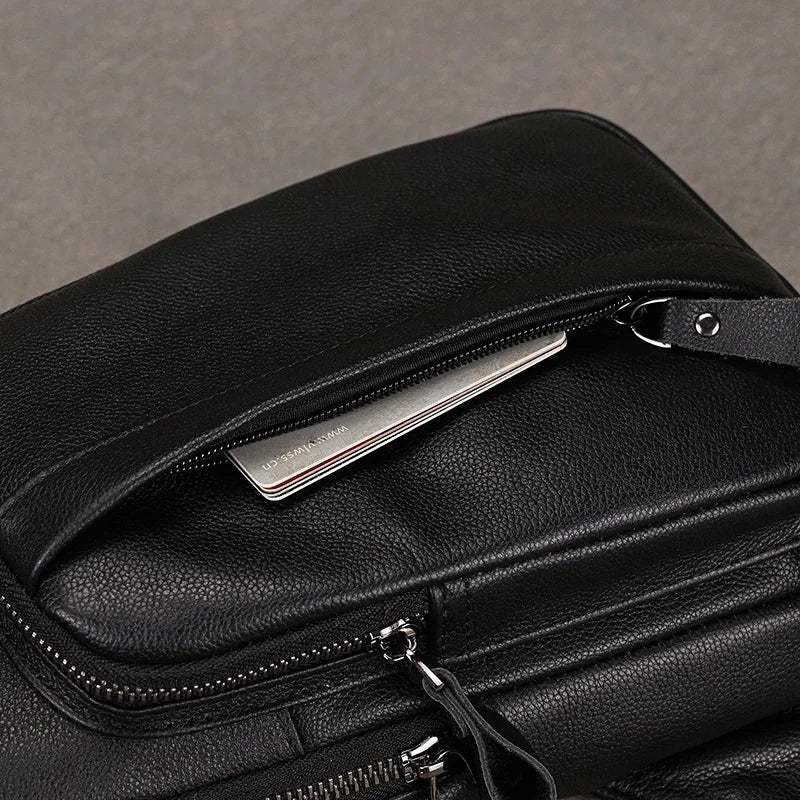 Thalon ™ Leather Crossbody Bag