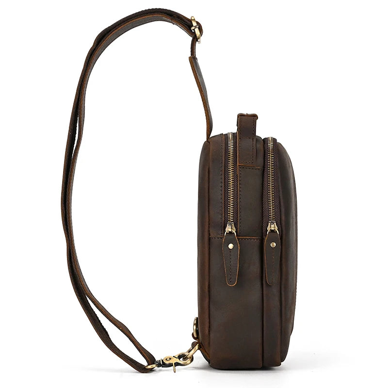 Thalon ™ Leather Crossbody Bag