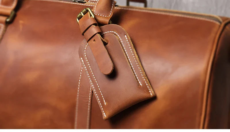 DRAVENCOR™ Genuine Leather Travel Bag