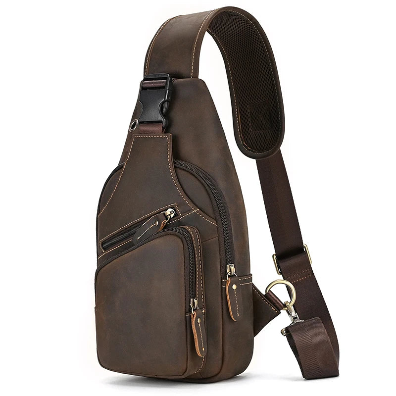 Thalon ™ Leather Crossbody Bag