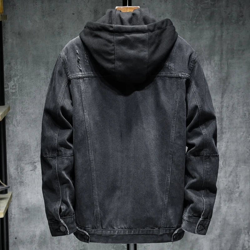 Arluvi SYLVAR™ Hooded Denim Jacket