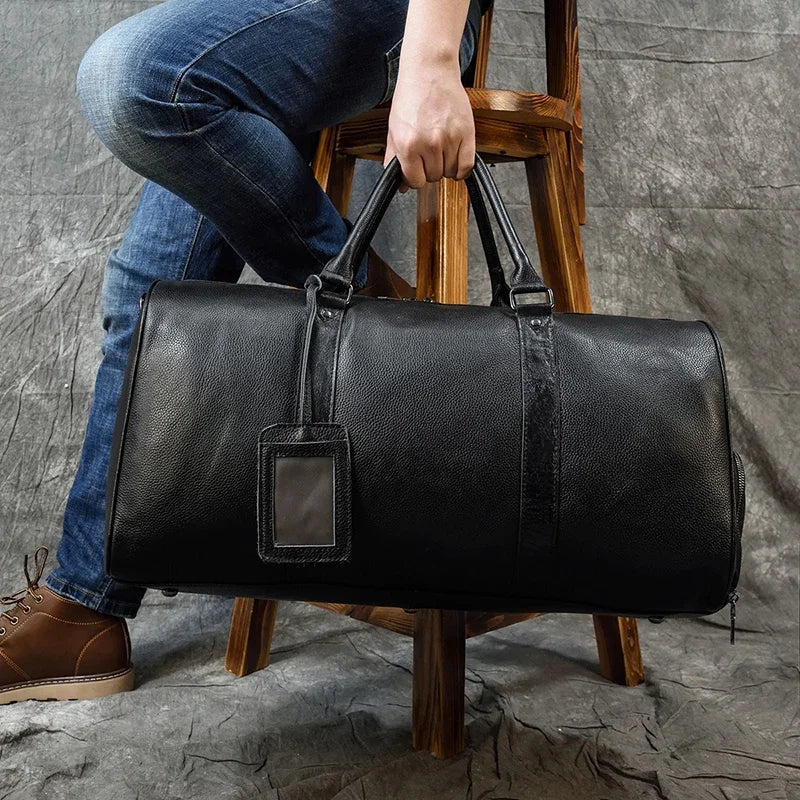 CRAVION™ Genuine Leather Executive Travel Bag