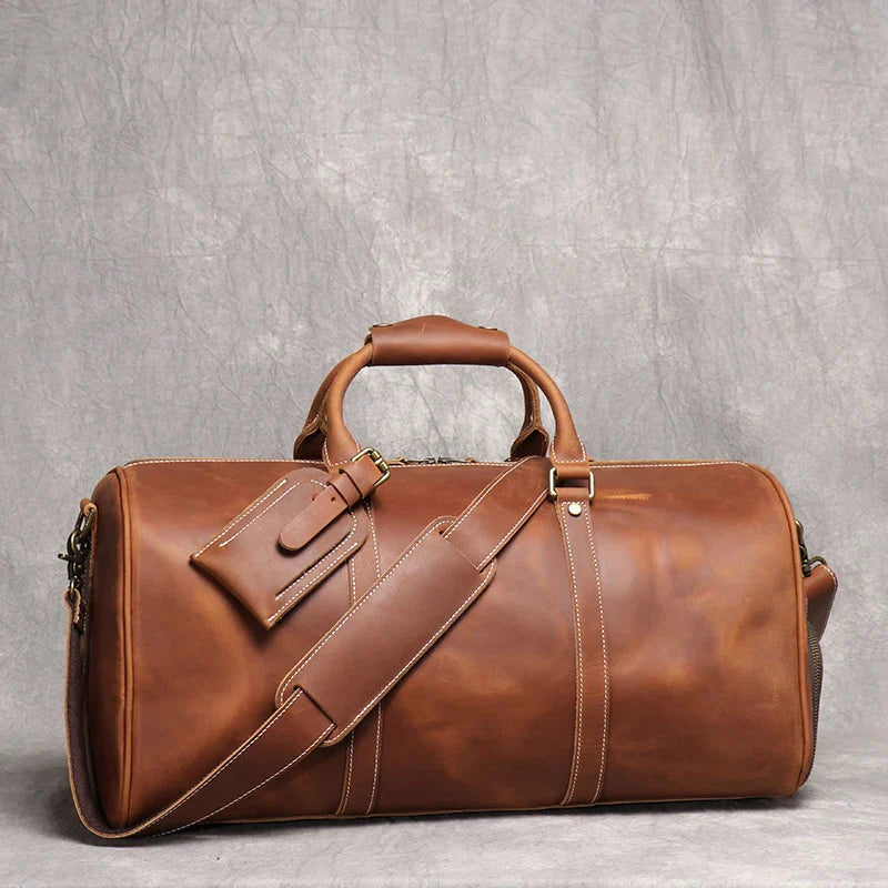 DRAVENCOR™ Genuine Leather Travel Bag