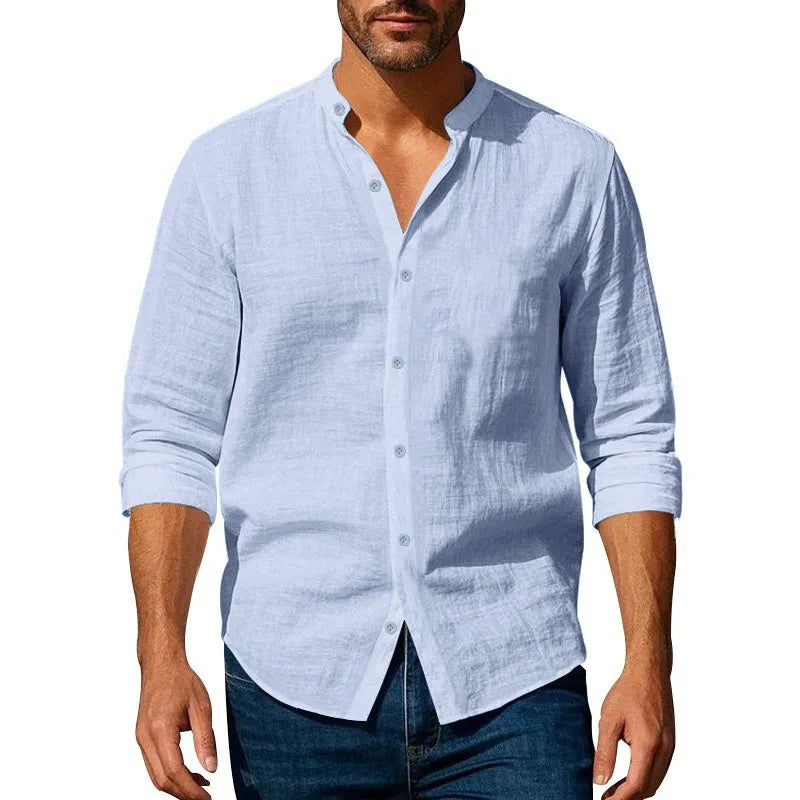 JAVERN™ Short Sleeve Linen Shirt