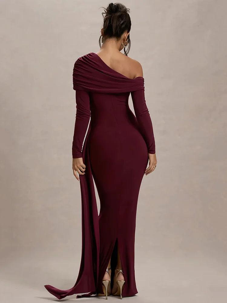 Callira Moon™ High Neck Maxi Dress