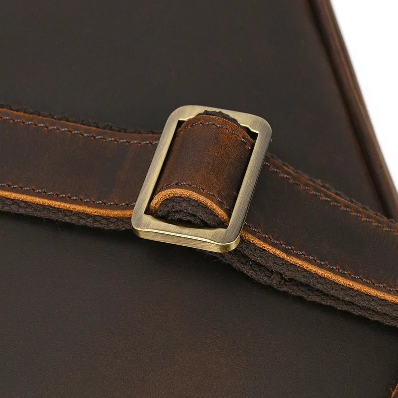 VALCORT™ Men's Genuine Leather Executive Briefcase