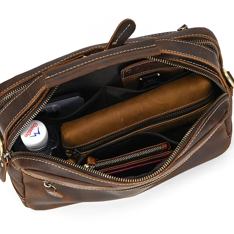 BRELVANN™ Genuine Leather Crossbody Bag