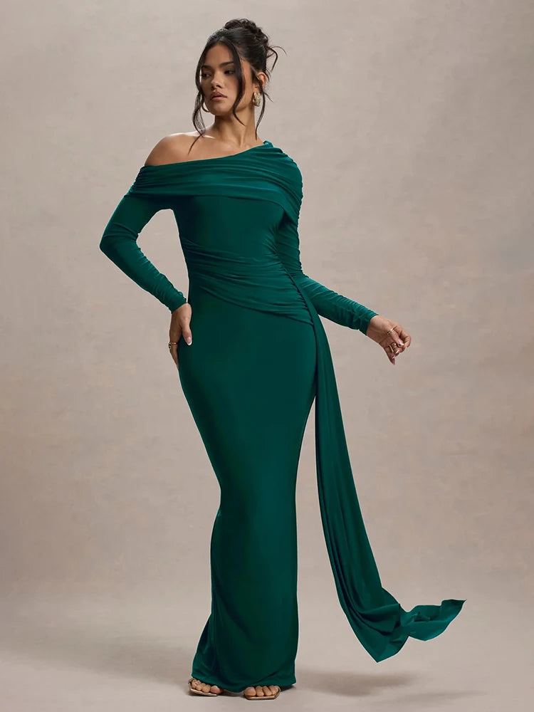 Callira Moon™ High Neck Maxi Dress