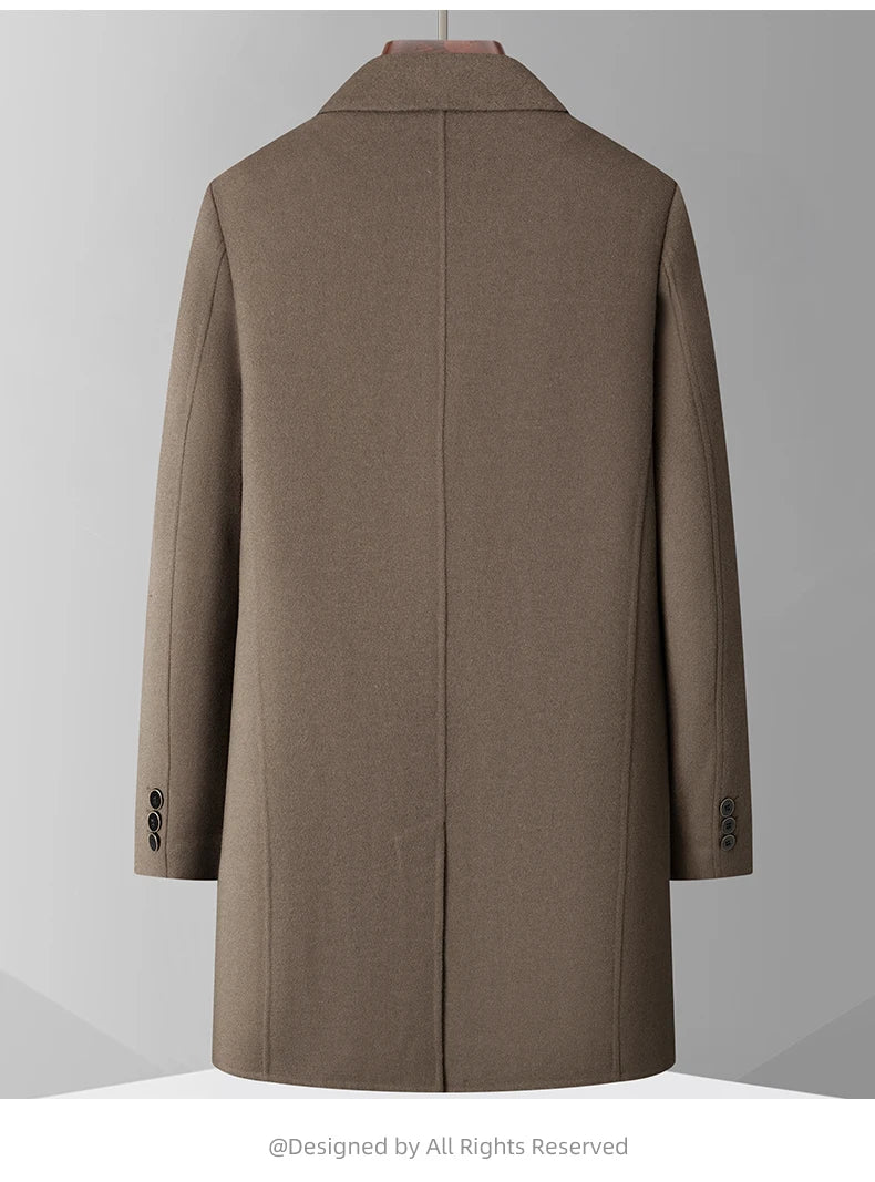 DRAEVYN™ Wool Long Coat