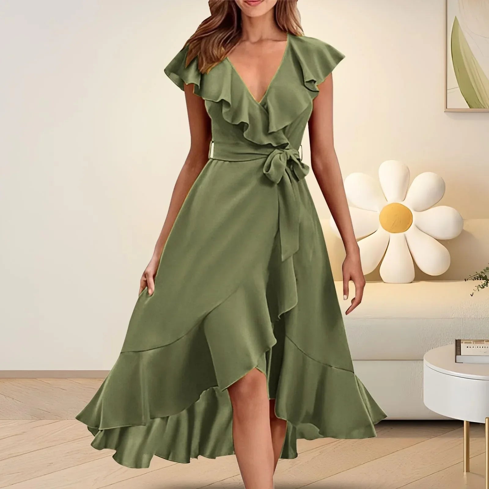 LINVARIS™ Ruffle Dress