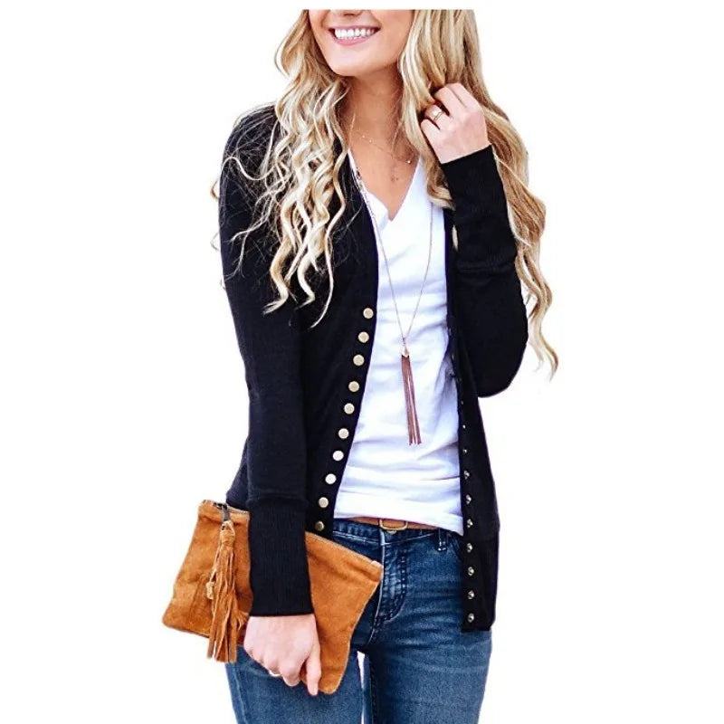 OREVINA™ V-Neck Cardigan