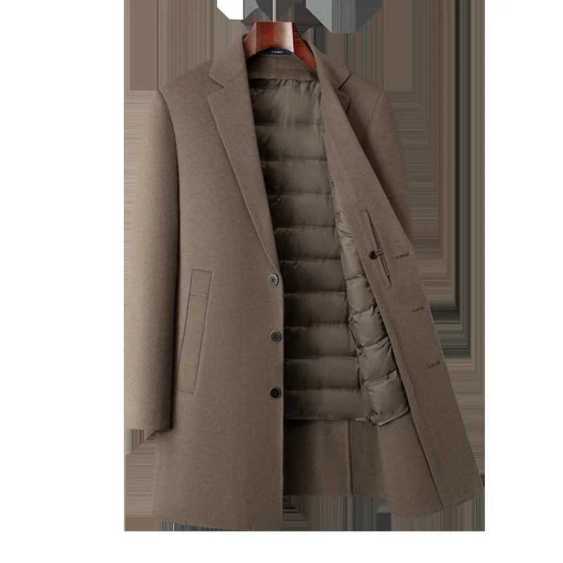 DRAEVYN™ Wool Long Coat