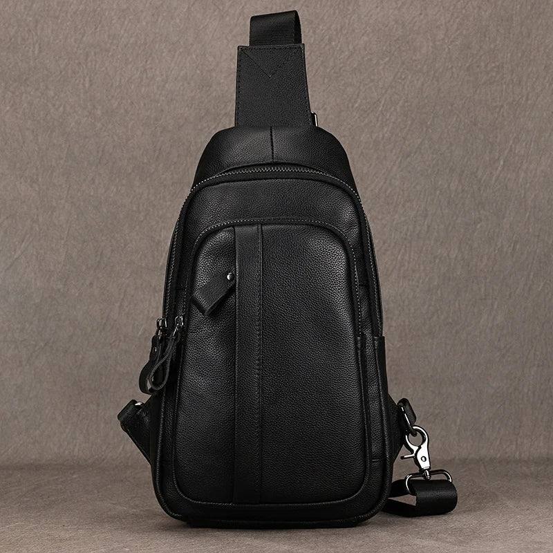 Thalon ™ Leather Crossbody Bag