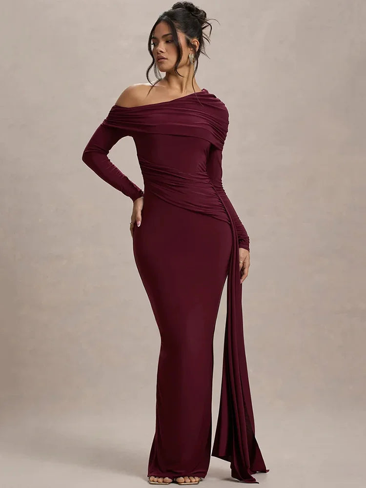 Callira Moon™ High Neck Maxi Dress