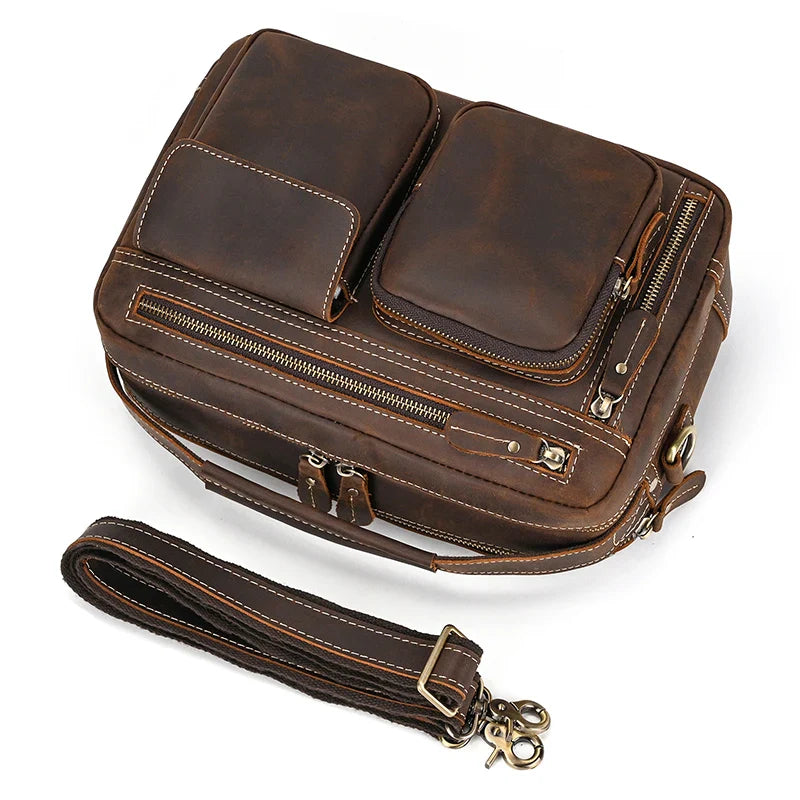 BRELVANN™ Genuine Leather Crossbody Bag