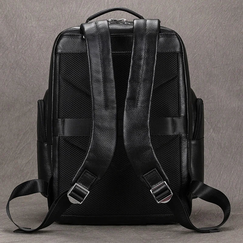 CORVANOR™ Genuine Leather 17" Laptop Backpack