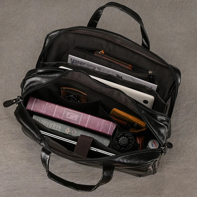 ORENVIS™ Genuine Leather Briefcase