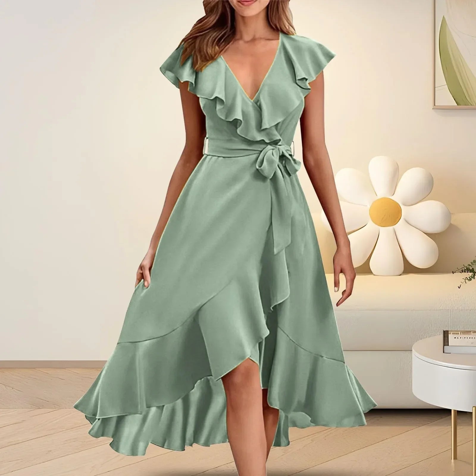 LINVARIS™ Ruffle Dress