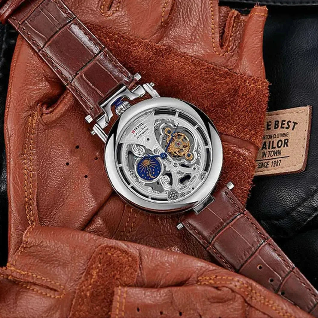 Arluvi Chronos Men's Skeleton Watch