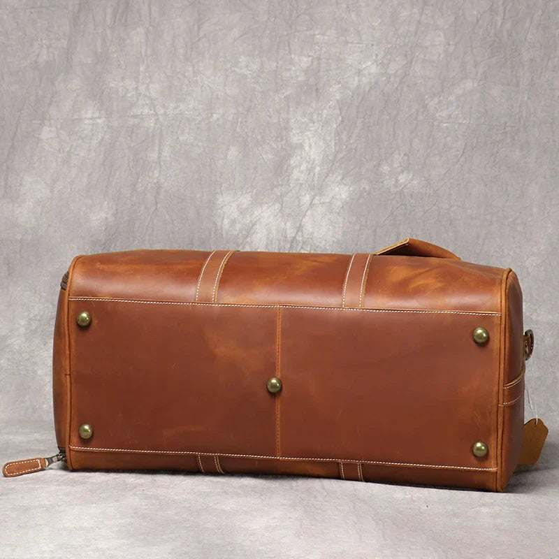 DRAVENCOR™ Genuine Leather Travel Bag