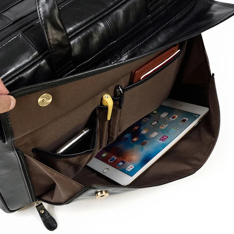 ORENVIS™ Genuine Leather Briefcase