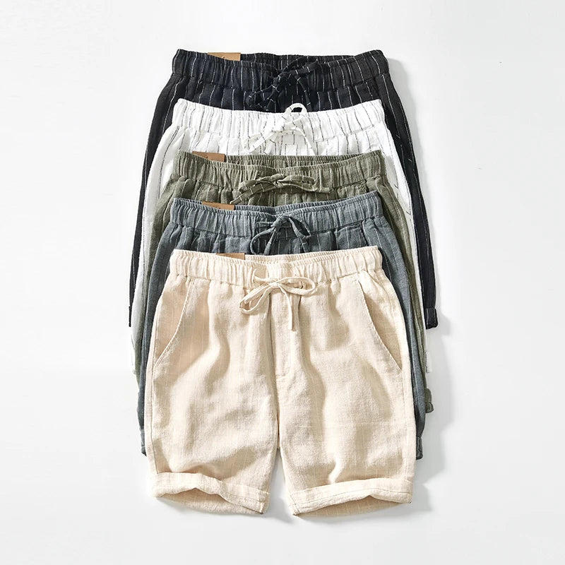 Elward Style™ Cotton and Linen Shorts