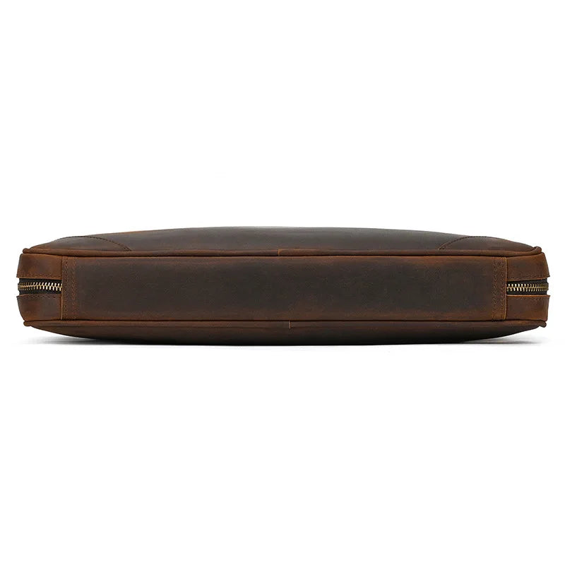 VALCORT™ Men's Genuine Leather Executive Briefcase