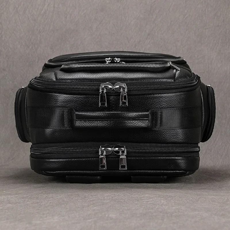 CORVANOR™ Genuine Leather 17" Laptop Backpack