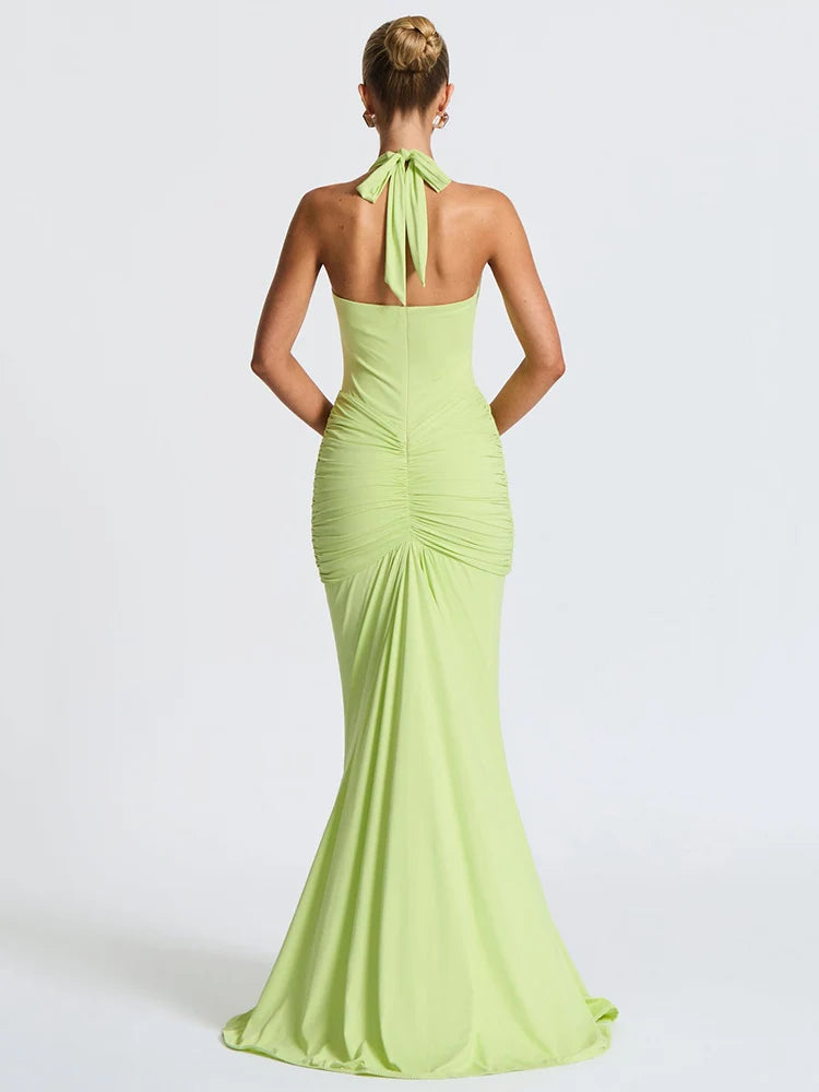 Kalyra Form™ Deep V-Neck Sleeveless Dress