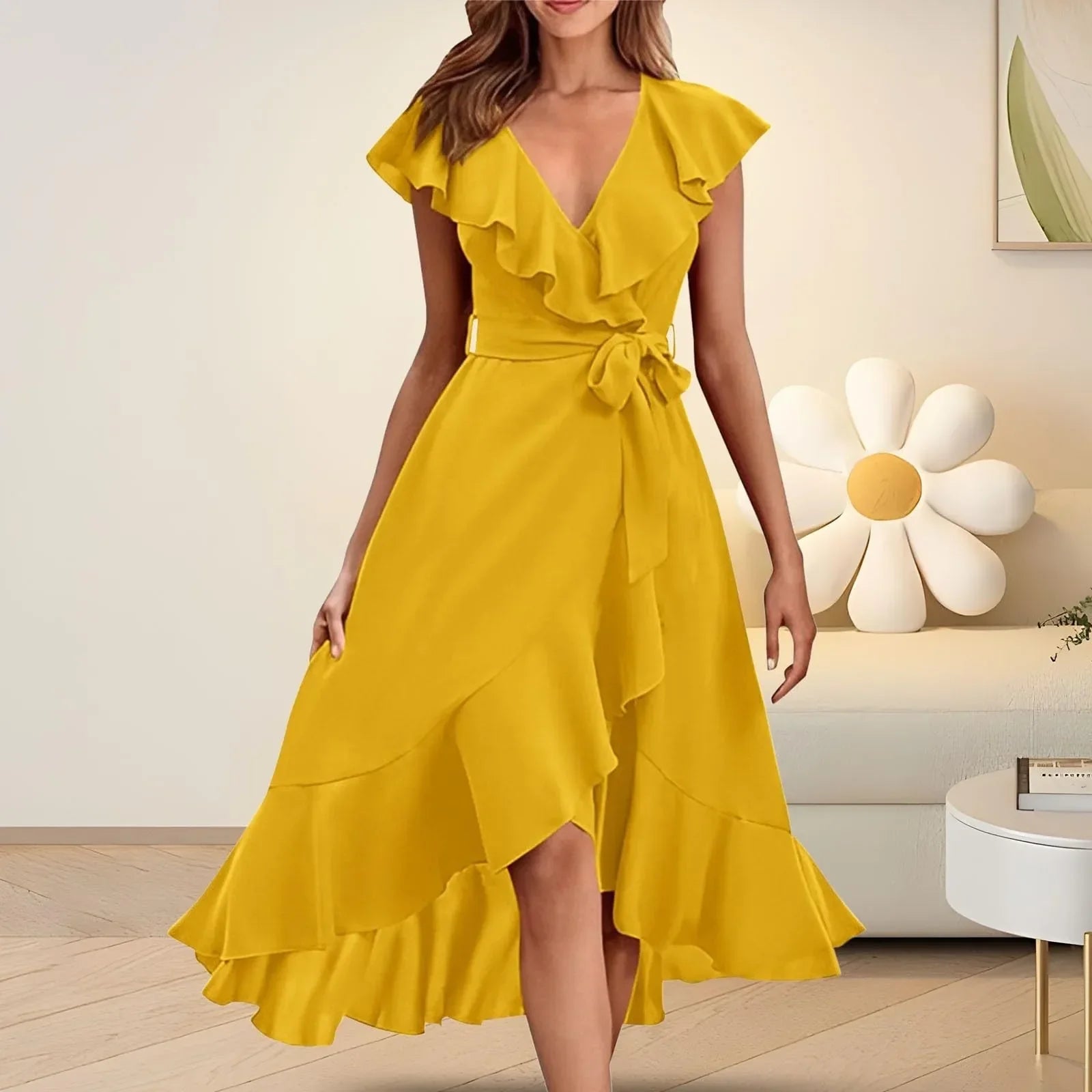 LINVARIS™ Ruffle Dress